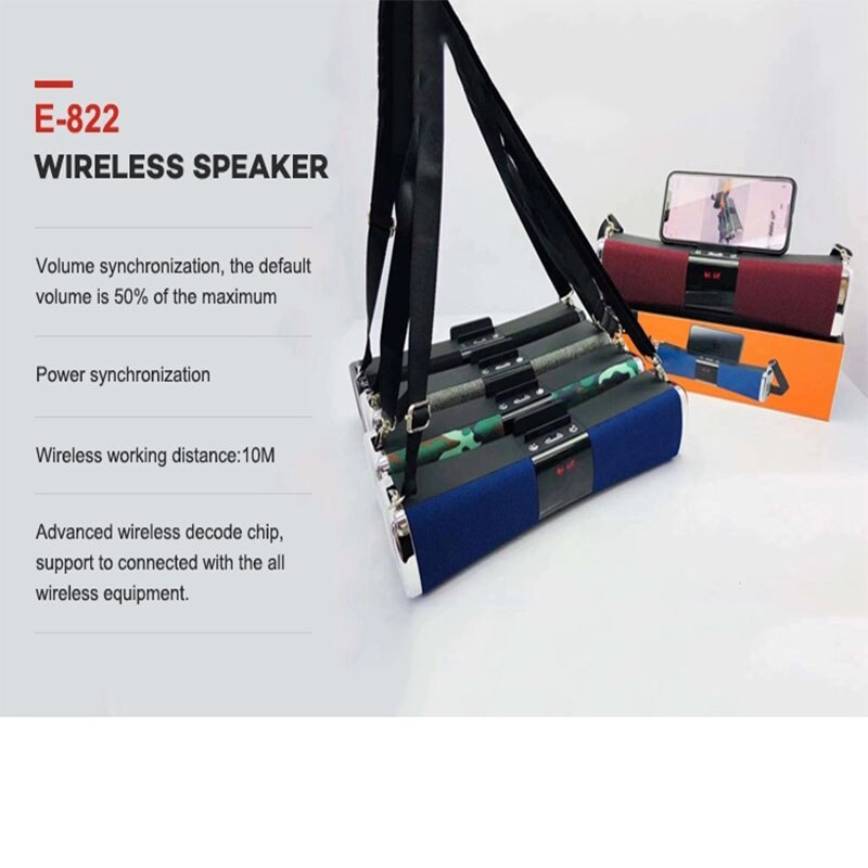 Dreams E822 Outdoor Waterproof 10W Big Sound Portable Wireless